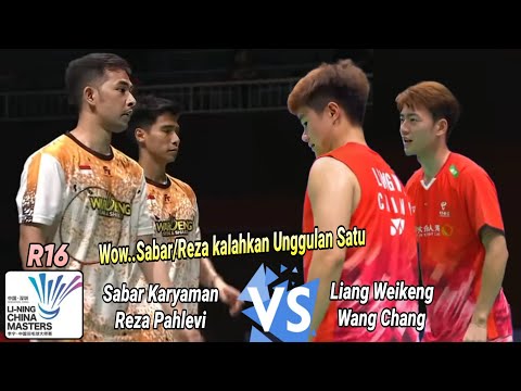 Sabar/Reza vs Liang/Wang Chang at R16 China Masters 2024