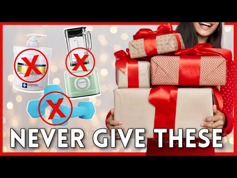 10 Gifts You Should Never, Ever Give to a Woman (unless she's asked for them!)