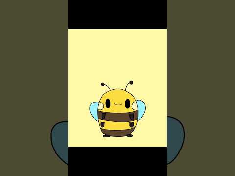 Clumsy bee #animation #flipaclip #bee