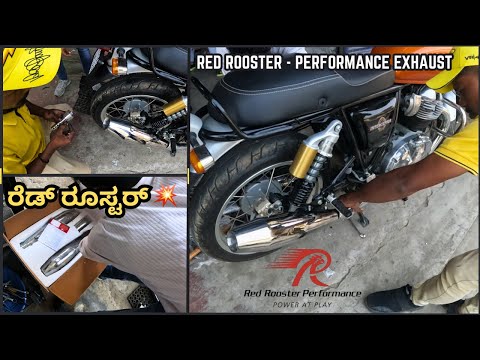 RED ROOSTER EXHAUST💥- Installation & Sound Test🙉,Price? | INTERCEPTOR 650| ರೆಡ್ ರೂಸ್ಟರ್ ಗರ್ಜನೆ