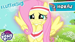 My Little Pony en español 🦄 Episodios | Los MEJORES episodios de FLUTTERSHY | 2 horas