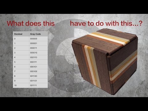 [153] The incredible Japanese puzzle box whose solve is based on Gray Codes