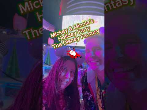 Mickey & Minnie’s Holiday Party on The Disney Fantasy #disney #shorts #holiday #christmas #vacation