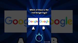 Which of these is the real Google Logo #shotrs  #guessinggame #guessthelogo  #logoquiz