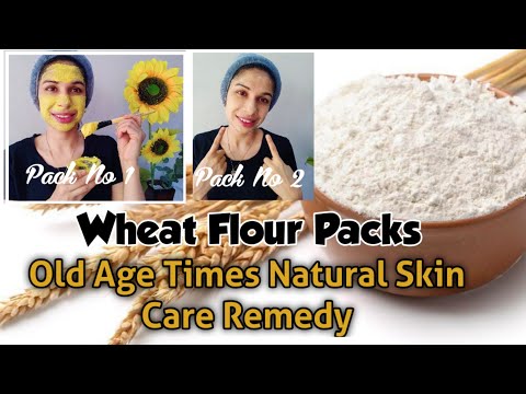 Old Age Times Natural Skin Care Remedy | Wheat flour Packs for Instant Glow | Glowing skin Secret