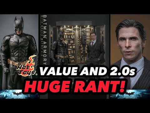 Why Hot Toys VALUE and 2.0s are TRASH! Batman Armory & Bruce Wayne Dark Knight 1/6 Announcement RANT