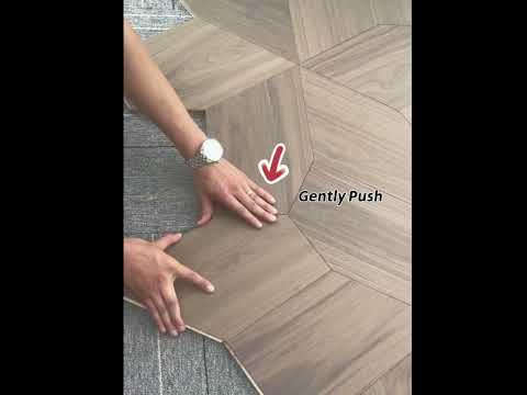 Flooring installation Demo#woodworking #craft #diyflooring