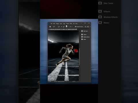 How to add Speed Motion In Adobe Photoshop.