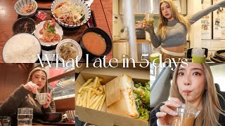 What I ate in 5 days🍽️