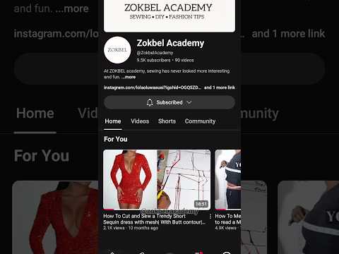 Youtube channels to practice pattern drafting in 2024 #sewingtutorial