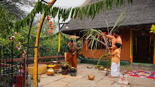 Village Pongal Celebration (Sankranthi)🌾Sweet Pongal, Ven Pongal & Pumpkin || The Traditional Life