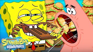 SpongeBob FEASTING For 60 Minutes Straight 🍴 | @SpongeBobOfficial