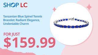 Vietnamese Cobalt Blue Spinel & Niassa Ruby Eagle Head Tennis Bracelet