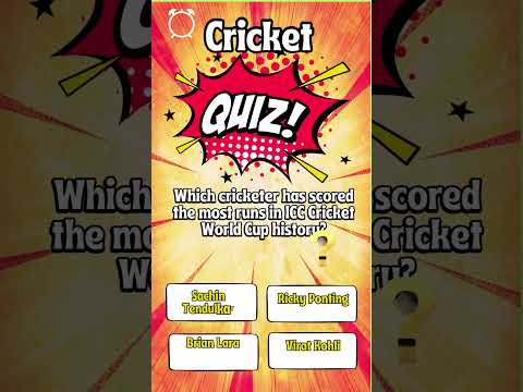 Ultimate Cricket Trivia Quiz ,  #nothingbutcricket #quiz