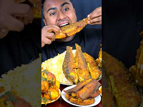 Crispy Bata Fish Curry Eating #asmreating #asmr #shortvideo #mukbang #reelsvideo #reels #eating