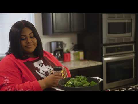 Soul Food Greens Made with Rosamae Seasonings Greens Seasoning - Rosie Mayes | I Heart Recipes