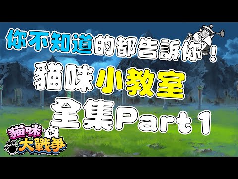 【貓咪小教室】貓咪大戰爭的知識都告訴你！貓咪小教室全集Part1！《水羽 ほむら》