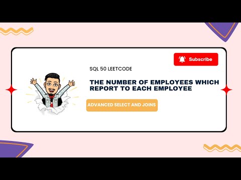 1731  The Number of Employees Which Report to Each Employee | LEETCODE SQL 50 | INTERVIEW SQL QUES.