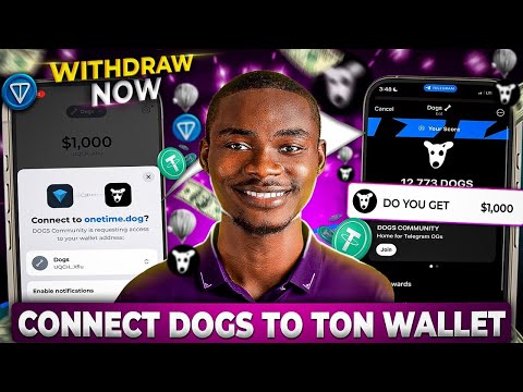 Dogs Airdrop Withdraw Update | How To Connect Dogs To Ton wallet | Dogs Launching date