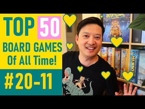 My TOP 50 Board Games of ALL Time (No.20 - 11)