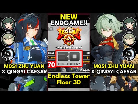 NEW Endless Tower Floor 30 S Rank | Zhu Yuan x Qingyi x Caesar | Zenless Zone Zero 1.3