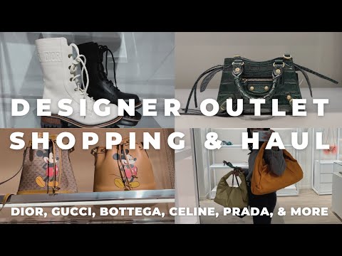 Designer Outlet Shopping and HAUL in New York | Celine, Gucci, Prada, Balenciaga, Bottega, and More!