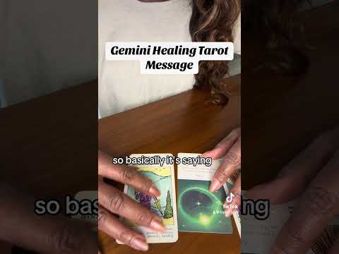 #Gemini healing energy tarot message