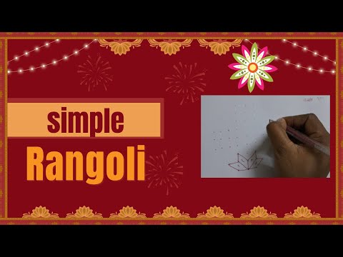 Easy Rangoli Designs for Sankranti!