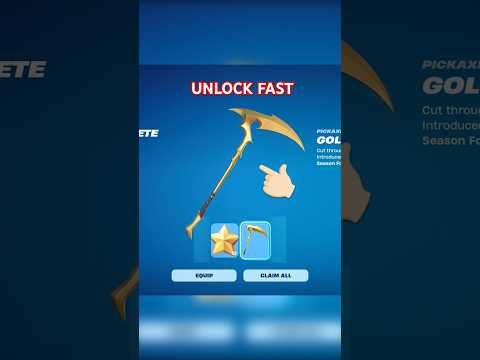 How to UNLOCK the GOLDEN scythe FAST In Fortnite