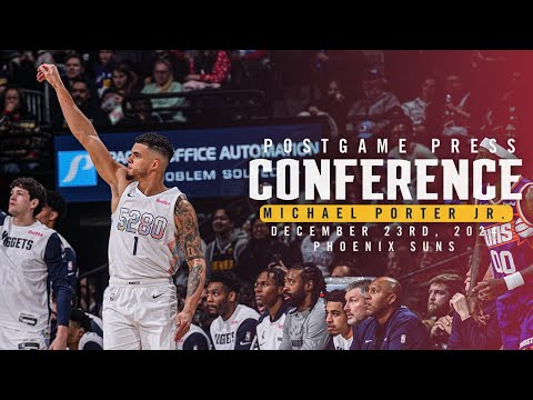 Michael Porter Jr. Full Postgame Press Conference vs. Suns🎙 | 12/23/24