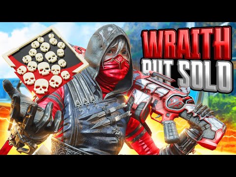 SOLO Wraith AMAZING 22 KILLS and 5,100 Damage Apex Legends Gameplay