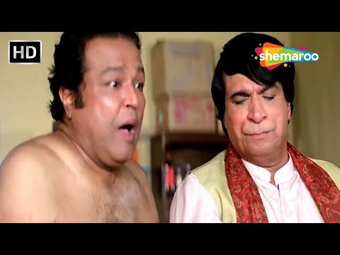 Kader Khan Comedy - डॉक्टर साहब पता नही मुझे १२ बजे के बाद सब नंगे दिखाई देते है | Aag Comedy Movie