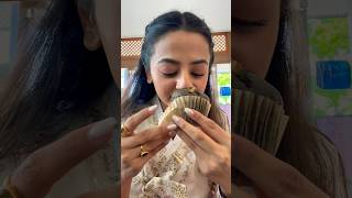 We tried Black Sesame Muffin in Korea 🌝 #southkorea #hellyshah