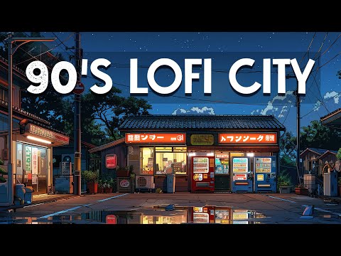 90's Lofi City 🔥Tokyo Midnight 🌃 Lo fi Beats To Sleep, Relax [lofi hiphop mix]