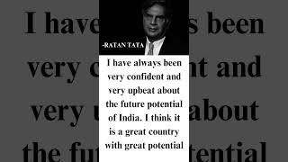 Ratan Tata’s Vision for India’s Bright Future #shorts