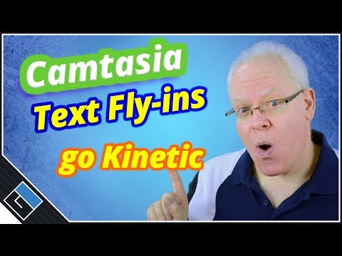 Camtasia Effects – Kinetic Text Fly-ins