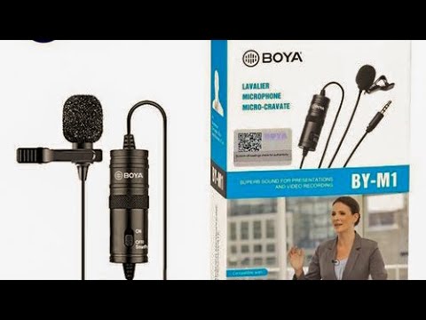 Unboxing Boya Microphone with complete connection