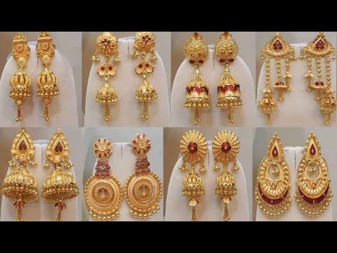 Gold Earrings Design 2024❤️/Latest Gold Earings Design 👏❤️/earrings design