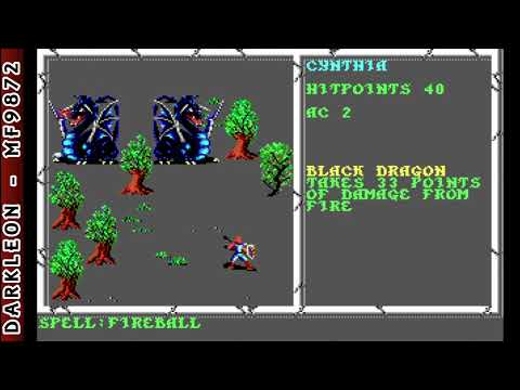 Curse of the Azure Bonds © 1989 SSI - PC DOS - Demo Gameplay