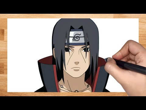 How To Draw Itachi Uchiha | Naruto - Easy Tutorial