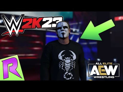 Sting's AEW Entrance (With THEME) | WWE 2K23