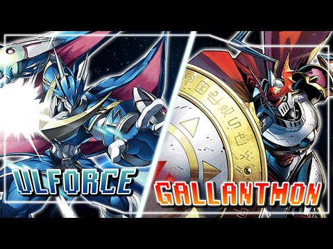 Digimon Card Game : UlforceVeedramon (Blue) VS Gallantmon (Red)