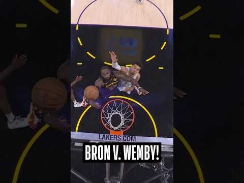 Bron & Wemby trade big buckets!