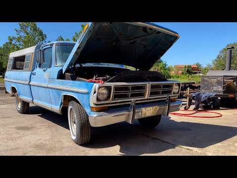 FIRST START in Years! 1972 FORD F100 | Junkyard Rescue