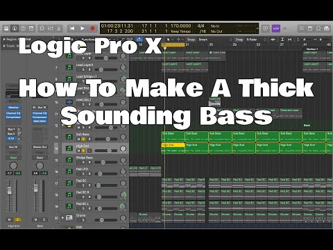 Logic Pro X - How To Make A Thick Sounding Bass