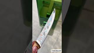 Color Engraved Knife Laser Made with xTool F1 Laser Engraver😍