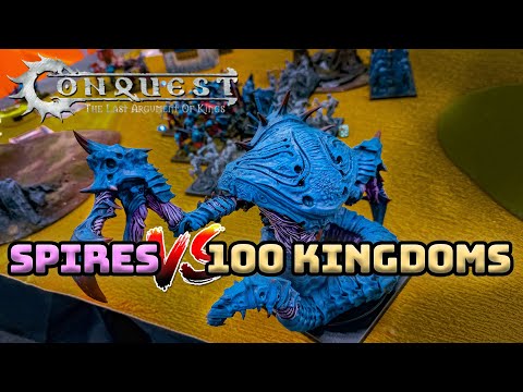 100k vs Spires "Melee" (Conquest Last Argument of Kings) - Battle Report 2,000pts