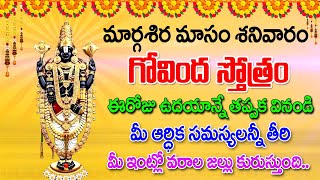 GOVINDA STOTRAM | Popular Venkateswara Swamy Telugu Songs | Govinda Namalu | Telugu devotional Songs