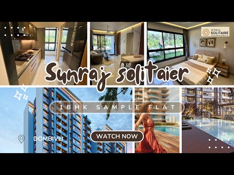 Sunraj Solitaire Project walkthrough |Sample flat Tour| Dombivli☎️ 9619955861 #dombivali #property