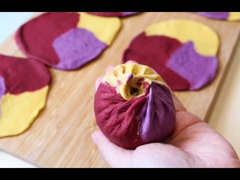 #39 彩色手工包子/ 很餓的肚子。Colorful handmade buns / very hungry. 【黃子橙Zicheng】